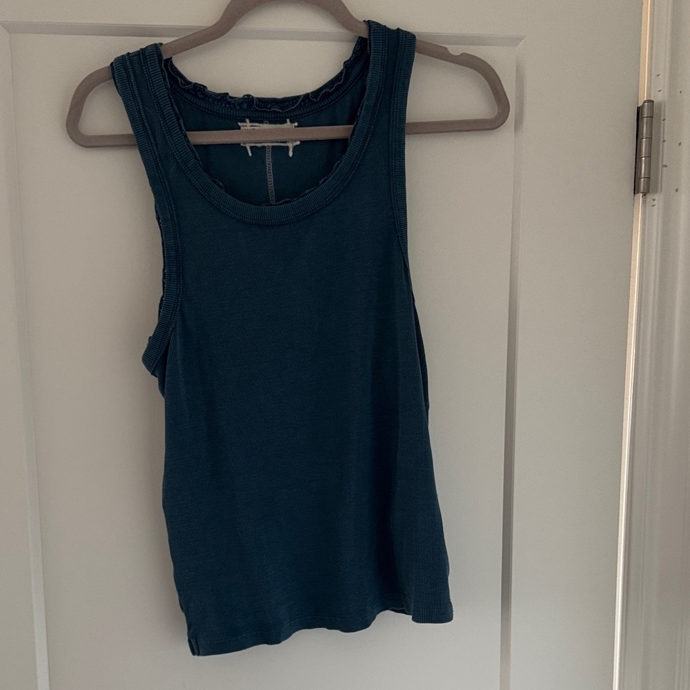 We The Free Dark Teal Tank Top - Free People